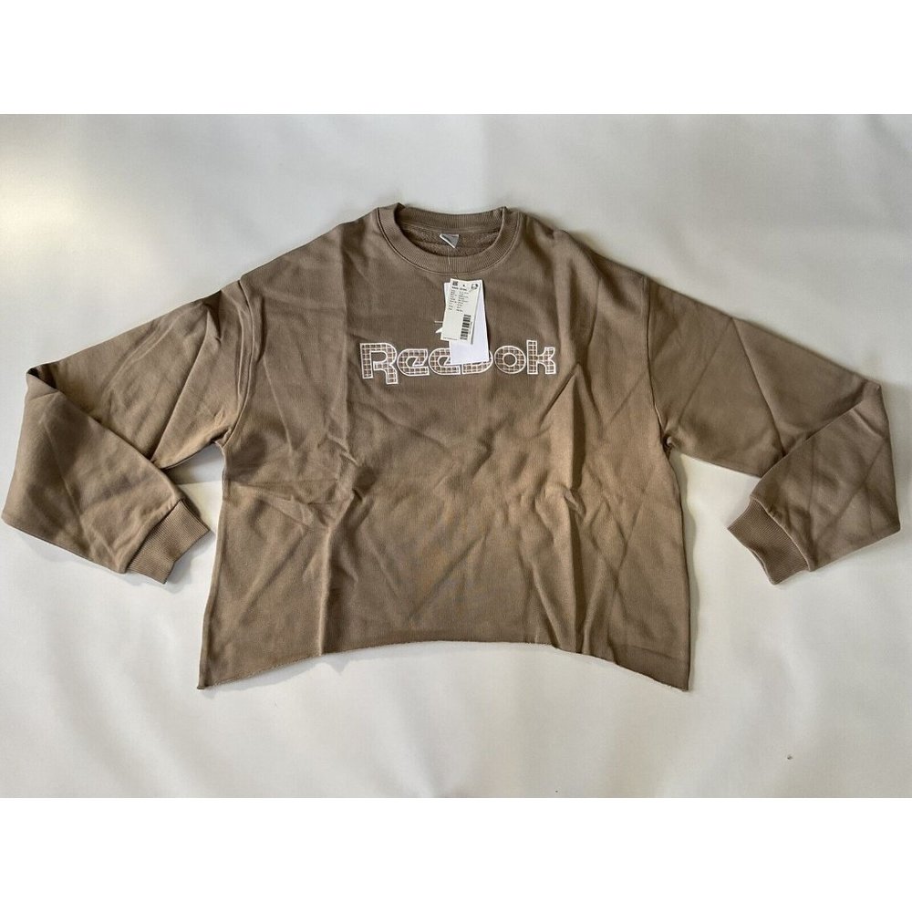 Reebok Women’s Classic Crop Pullover Sweatshirt Size S
